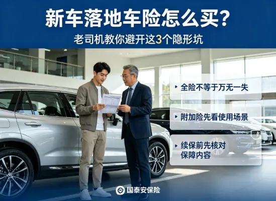 新车落地车险怎么买？老司机教你避开这3个隐形坑