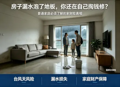 房子漏水泡了地板，你还在自己掏钱修？普通家庭必须了解的家财险真相